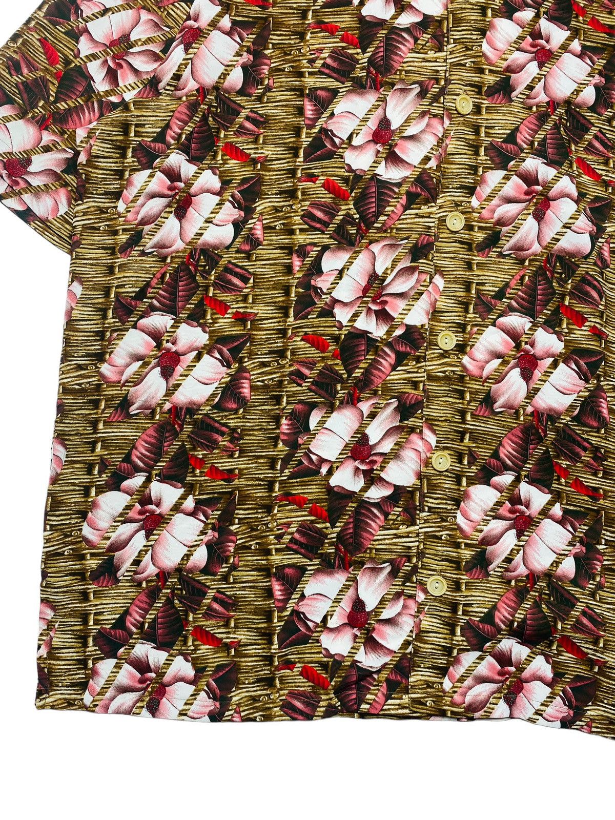 Tornado Mart 1990s Mens Tenoras - Lilly Flowy Shirt Size US L / EU 52-54 / 3 - 2 Thumbnail