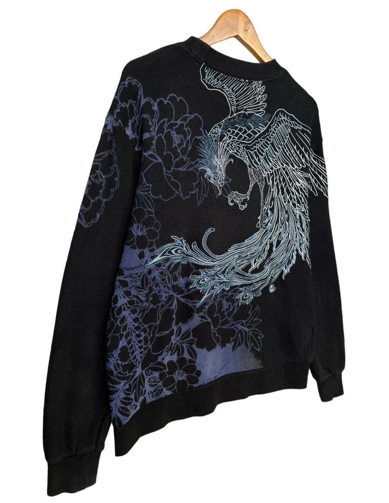 Japanese Brand Karakuri Tamashii Sukajan Phoenix Bird Baggy Boxy Hoodie Size US L / EU 52-54 / 3 - 4 Thumbnail