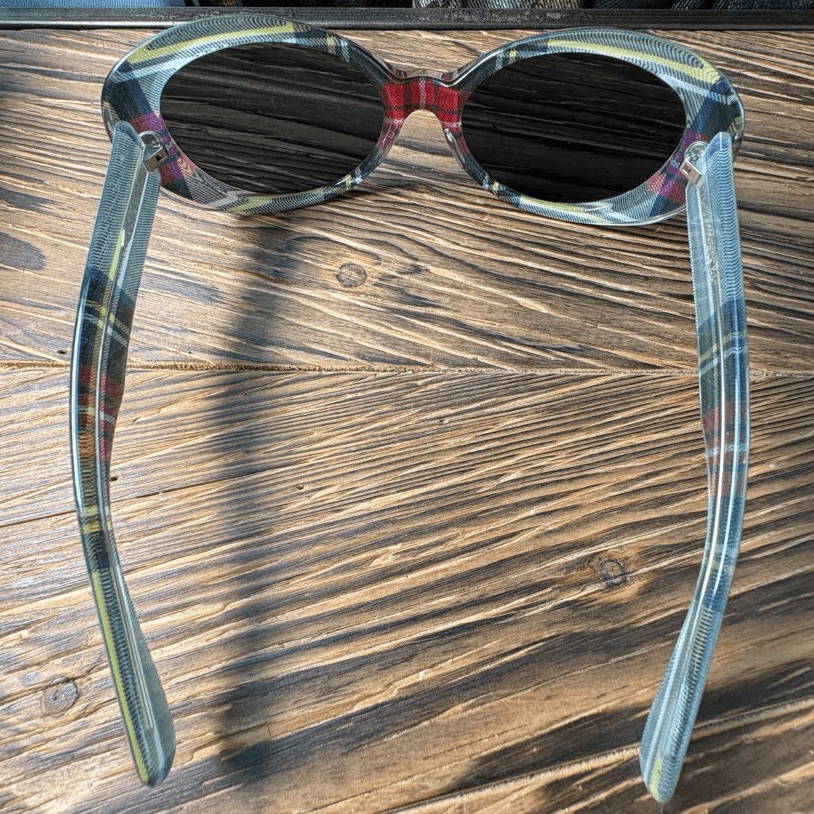 Number (N)ine Number Nine 05SS Plaid Sunglasses-2508 Size ONE SIZE - 3 Thumbnail