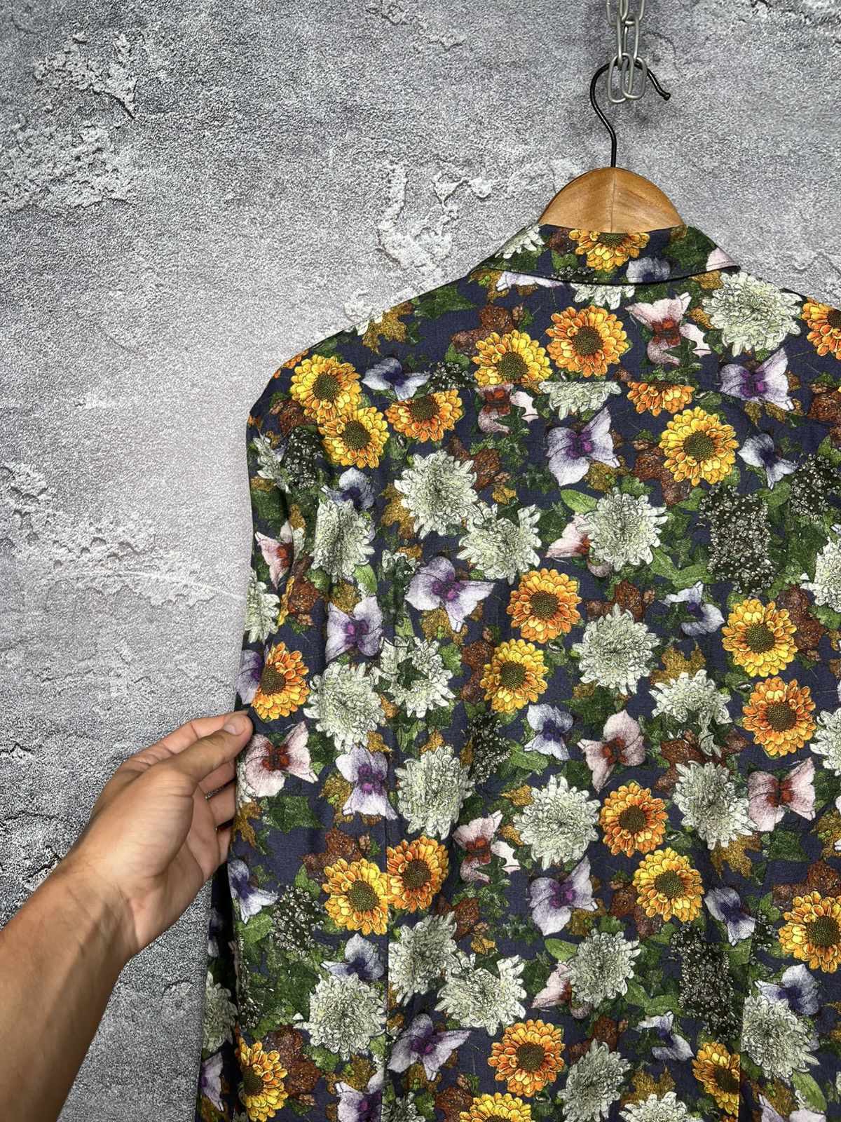 Eton Eton Flower Floral Print Button-up Shirt Size US M / EU 48-50 / 2 - 10 Thumbnail