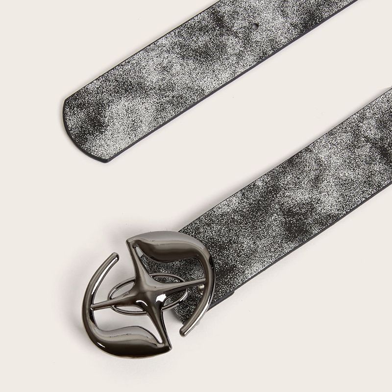Designer Crazy Vintage Belt Riveted Belts Menswear Accessories Size ONE SIZE - 6 Thumbnail