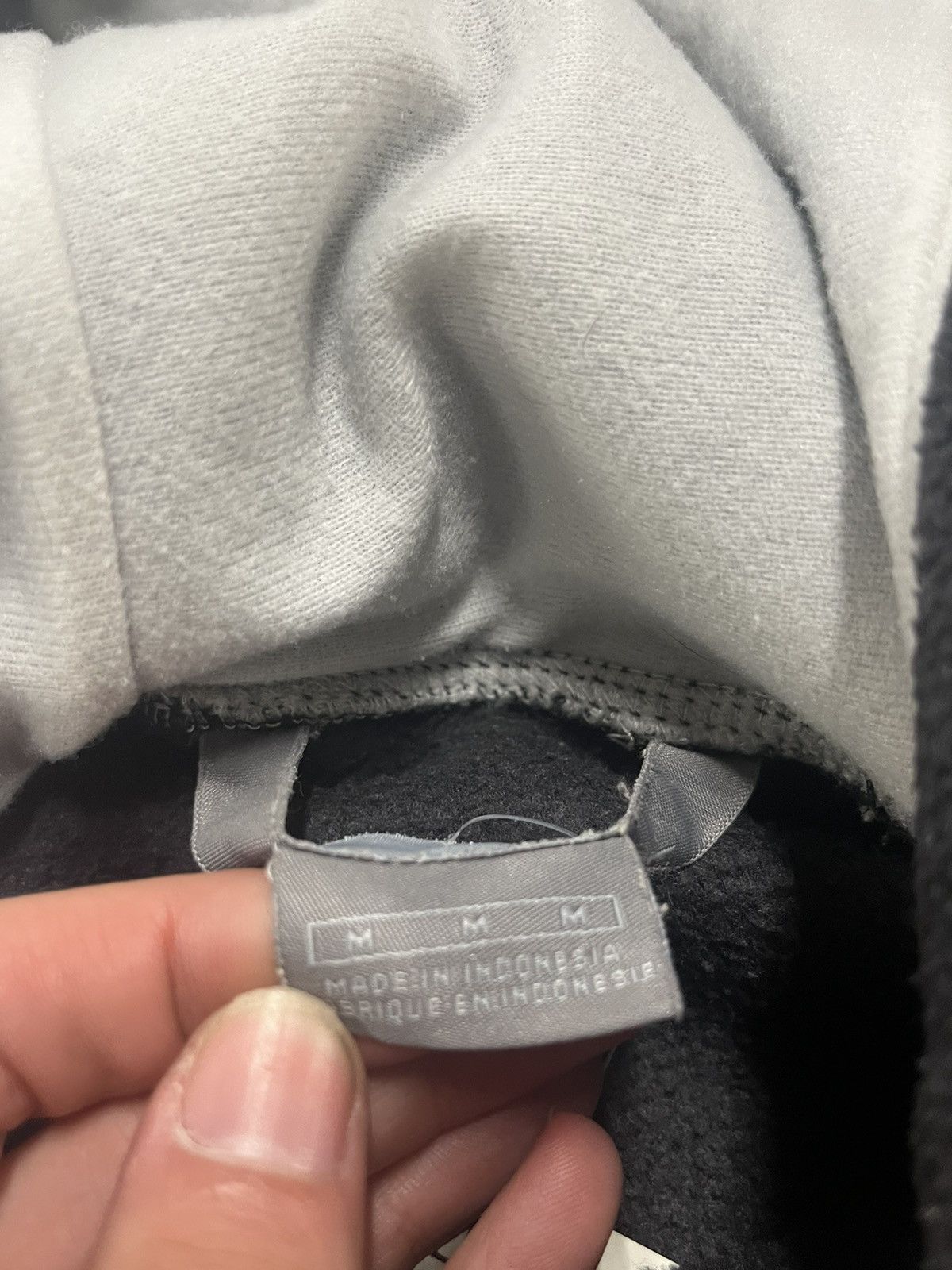 Nike × Vintage Nike y2k big swoosh center swoosh fleece hype rare fall boxy Size US M / EU 48-50 / 2 - 7 Thumbnail