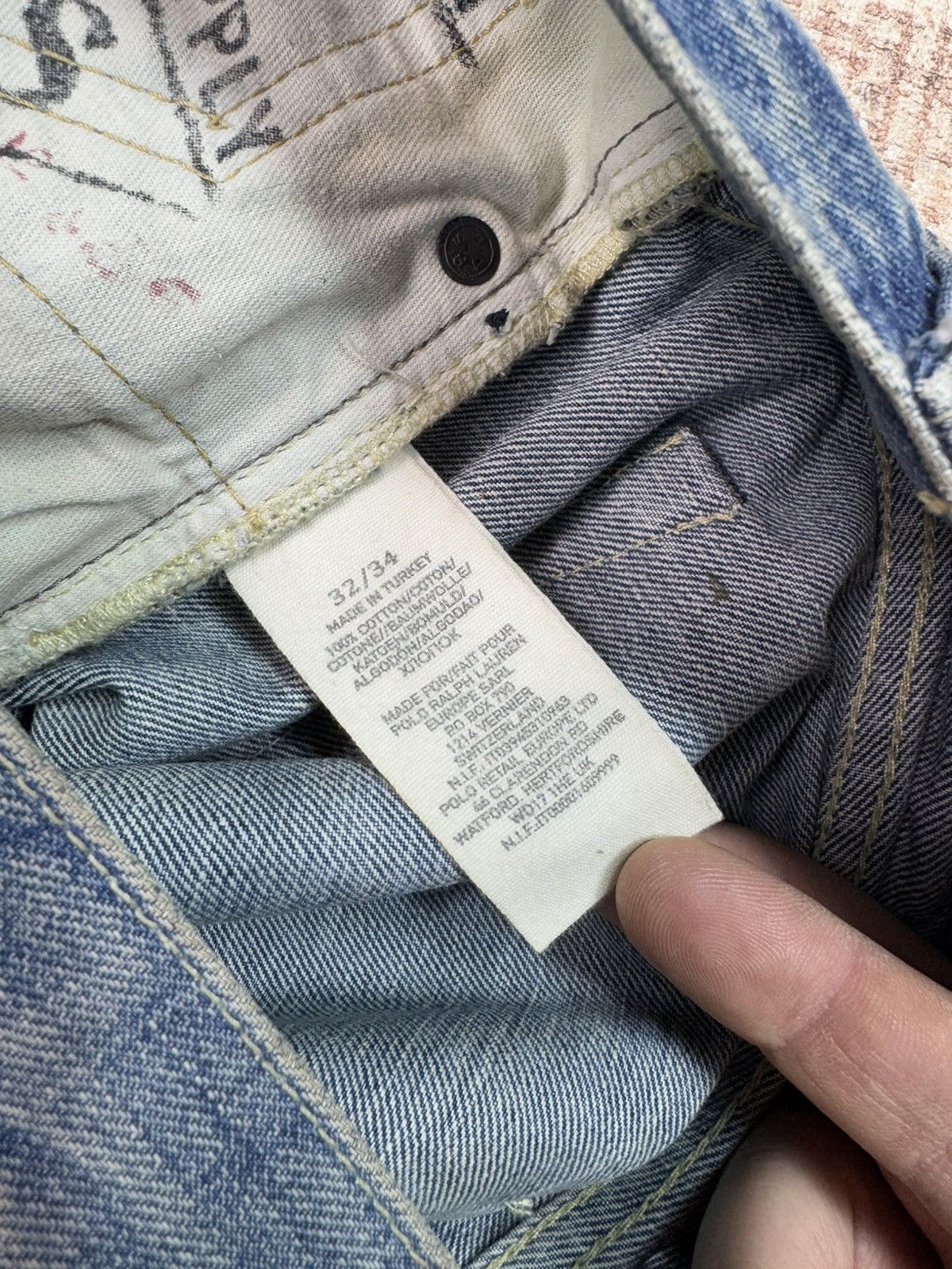 Denim & Supply Ralph Lauren × Ralph Lauren Polo Ralph Denim & Supply Slim Raw Blue Washed Denim 32/34 Size US 32 / EU 48 - 10 Thumbnail