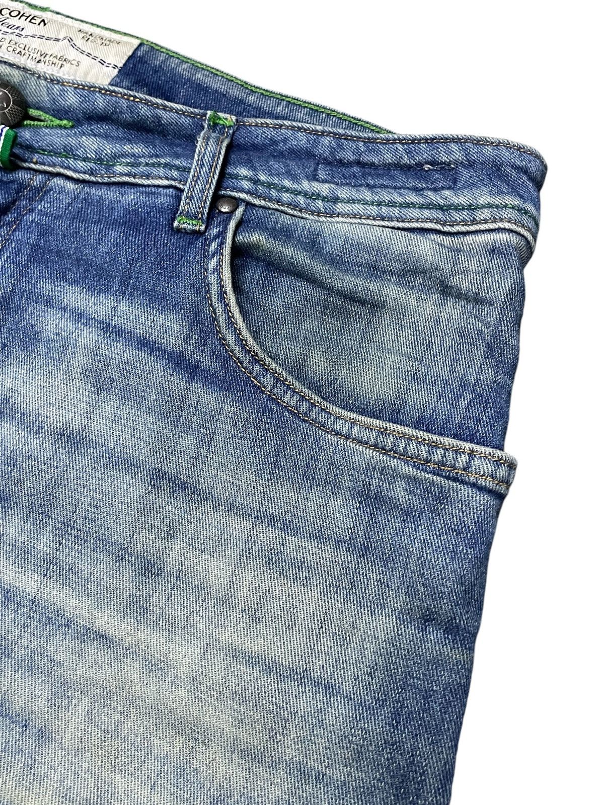 Jacob Cohen Jacob Cohen Hand Made italian Made Mud Wash Jeans Size US 33 - 8 Thumbnail