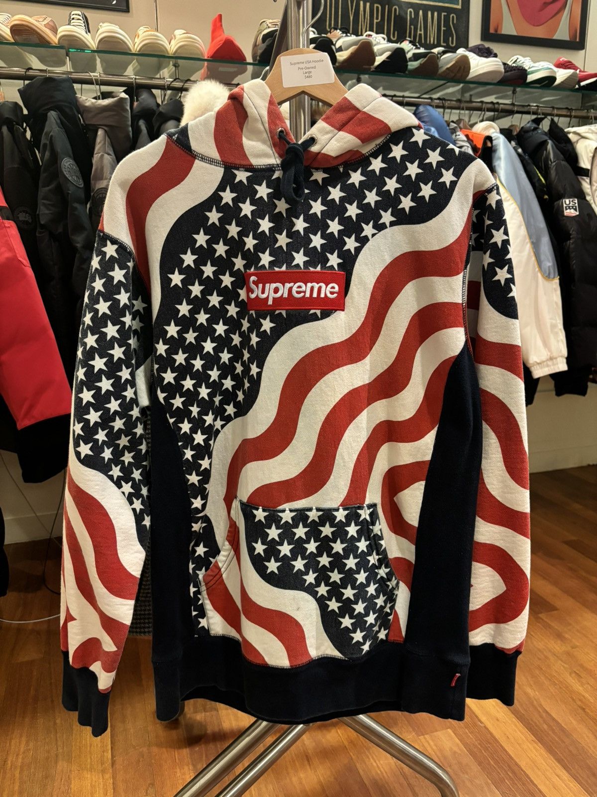 Grailed supreme hoodie on sale
