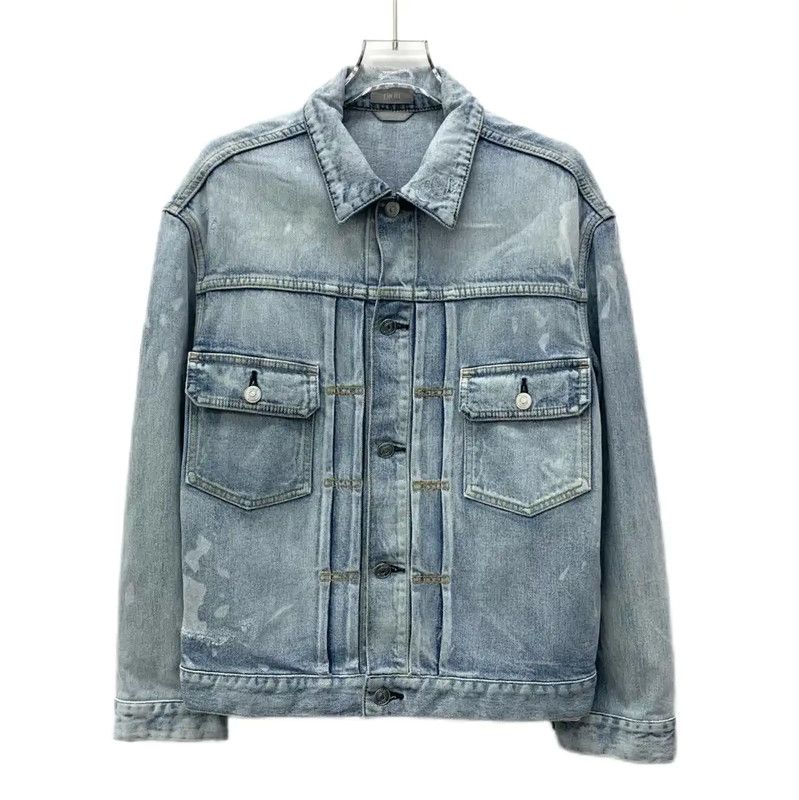 Dior Dior Blue Cotton Women's Jacket 0089 Size L / US 10 / IT 46 - 1 Thumbnail