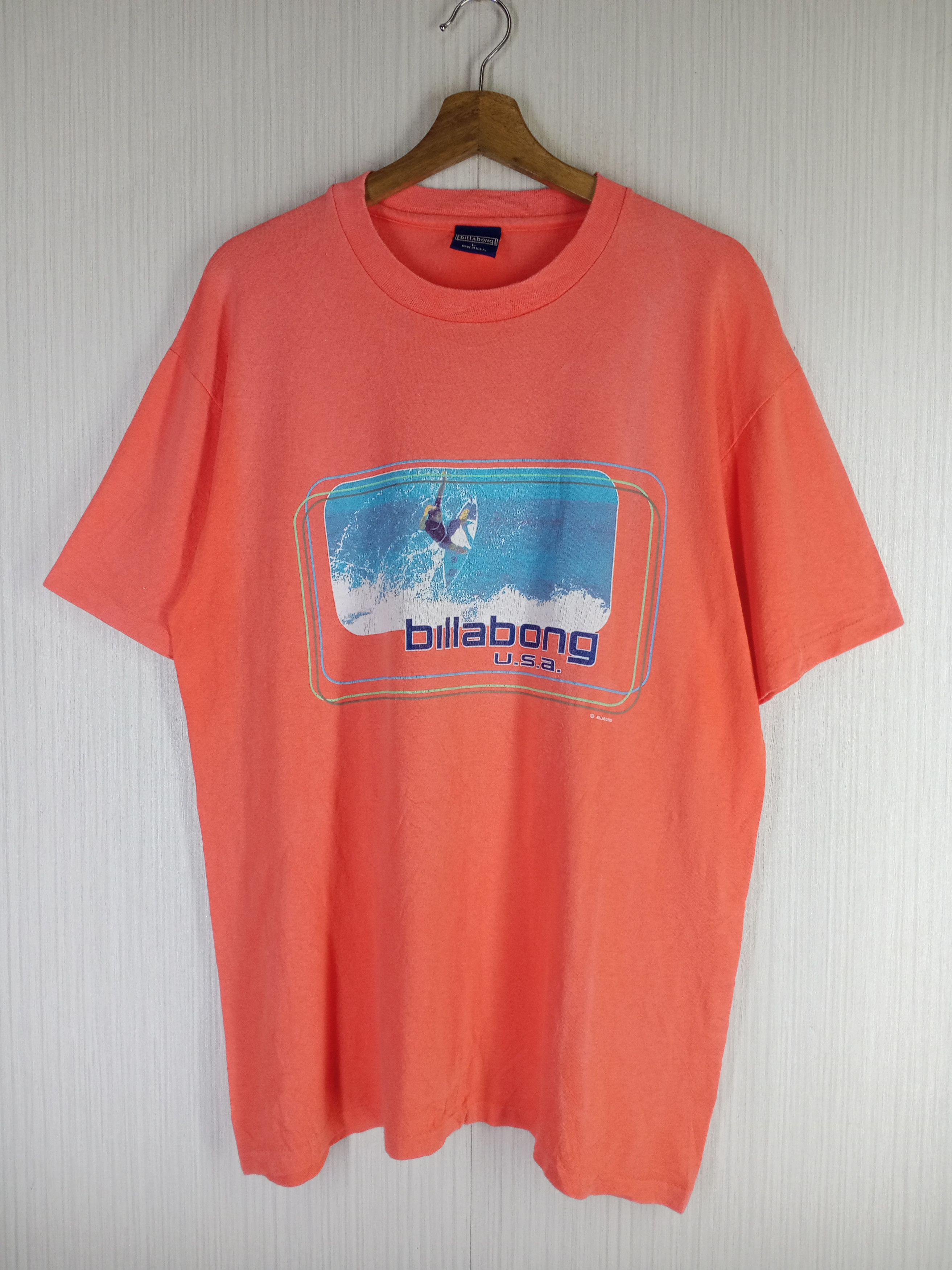 Billabong Rare Vintage 90s Billabong USA Tshirt Size US L / EU 52-54 / 3 - 2 Thumbnail