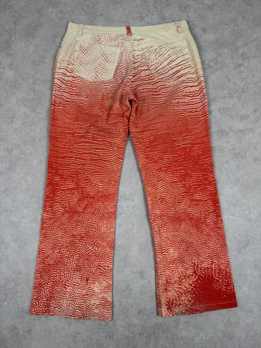Roberto Cavalli 2000s Roberto Cavalli Red & White Coral Pants Size US 30 / EU 46 - 5 Thumbnail