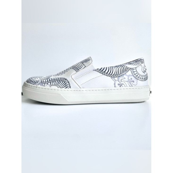 Tod's Tod’s Saira Hunjan Tattoo Dragon Slip-On Print Shoe Sneakers Size US 7 / IT 37 - 9 Thumbnail