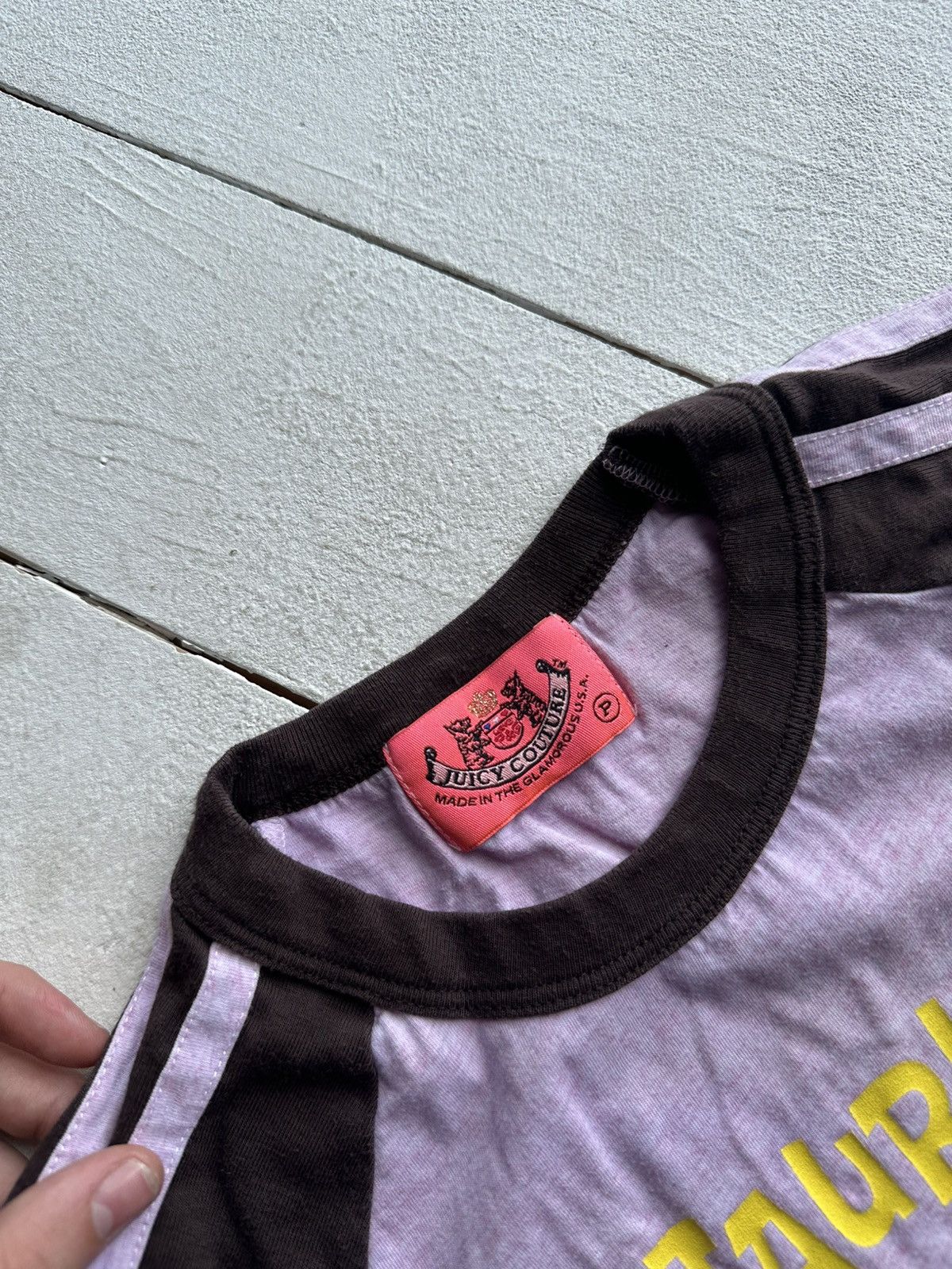 Juicy Couture × Vintage 🚨Vintage JUICY COUTURE avant garde PINK y2k goth tee Size S / US 4 / IT 40 - 4 Thumbnail