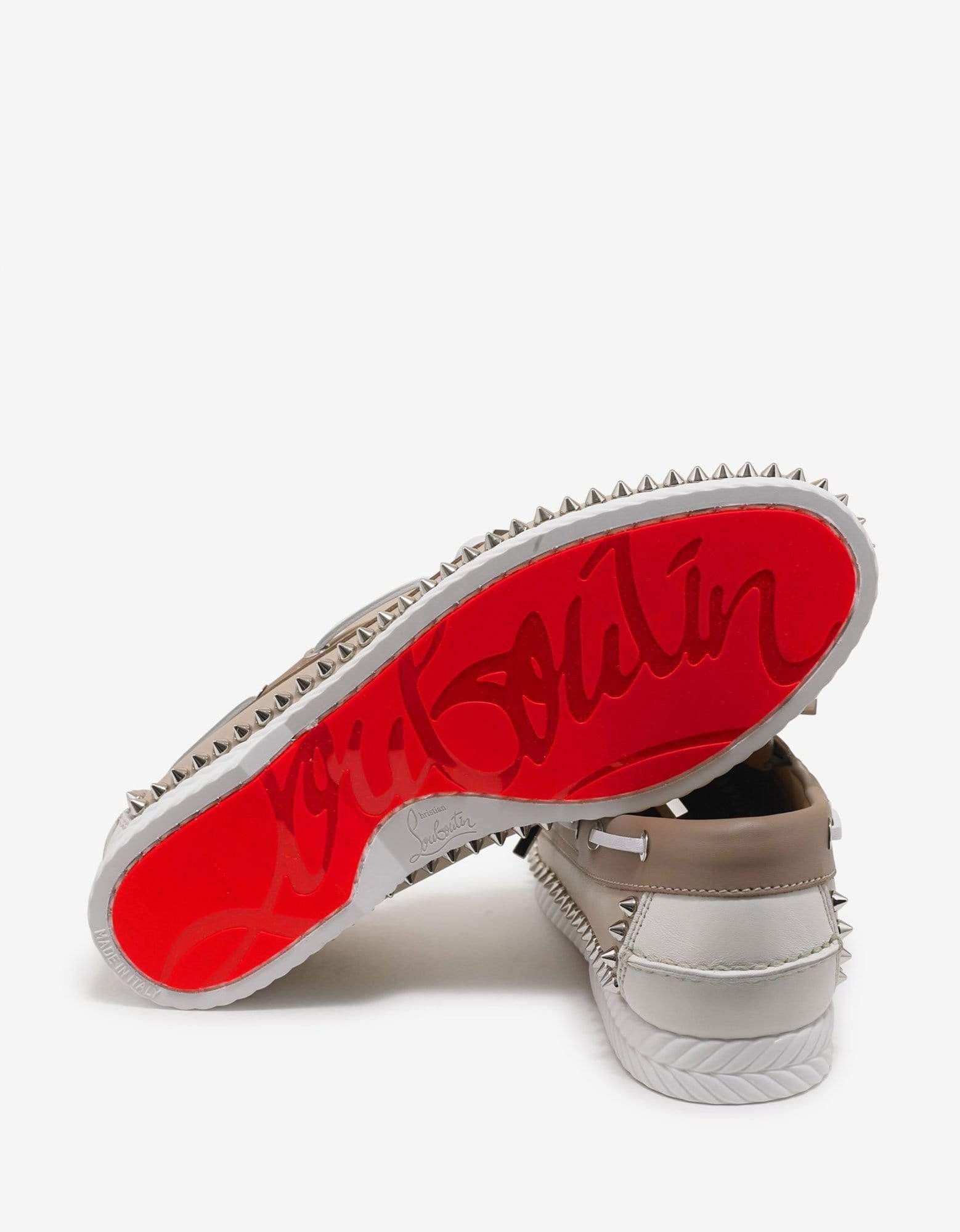 Christian Louboutin Christian Louboutin Steckel Colombe Beige Boat Shoes Size US 10 / EU 43 - 4 Thumbnail