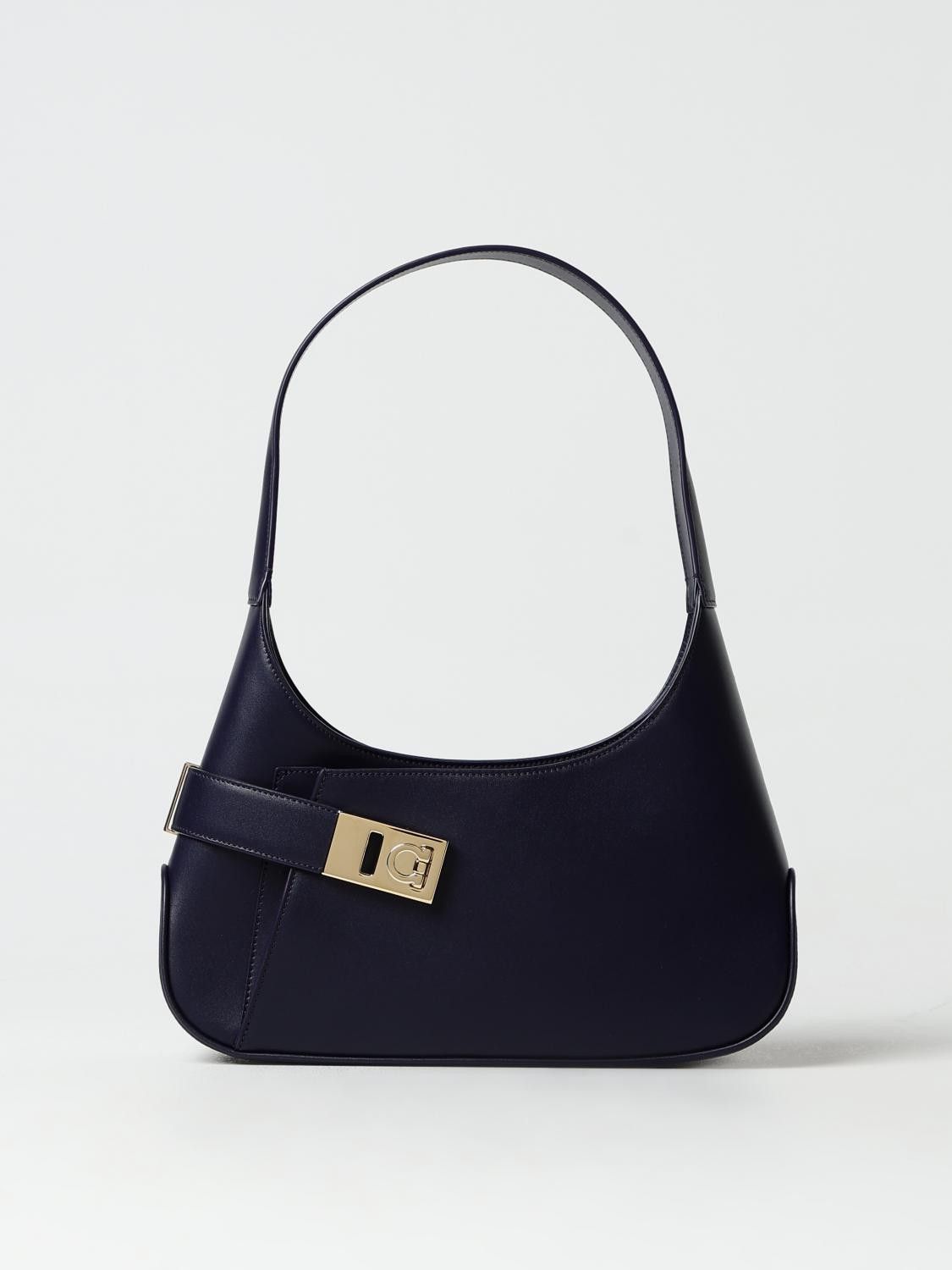 Salvatore Ferragamo o1y0426 Size : OS / Shoulder Bag in Midnight Blue Size ONE SIZE - 1 Thumbnail