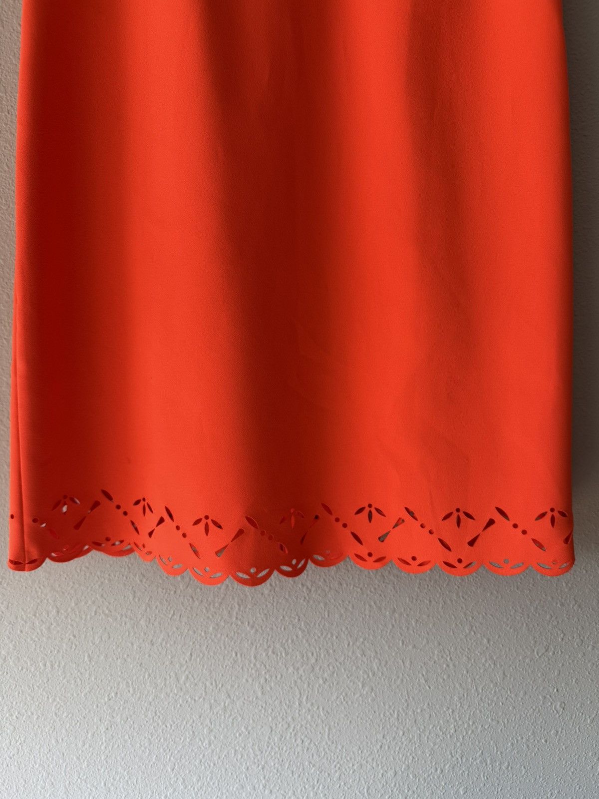 J.Crew J. Crew orange scalloped laser cut shift dress 2 Size XS / US 0-2 / IT 36-38 - 3 Thumbnail