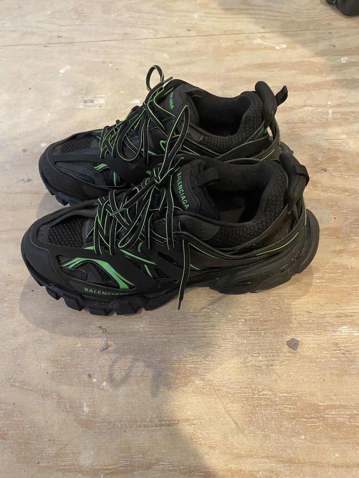 Balenciaga Balenciaga Track ‘Black Green’ Size US 12 / EU 45 - 3 Thumbnail