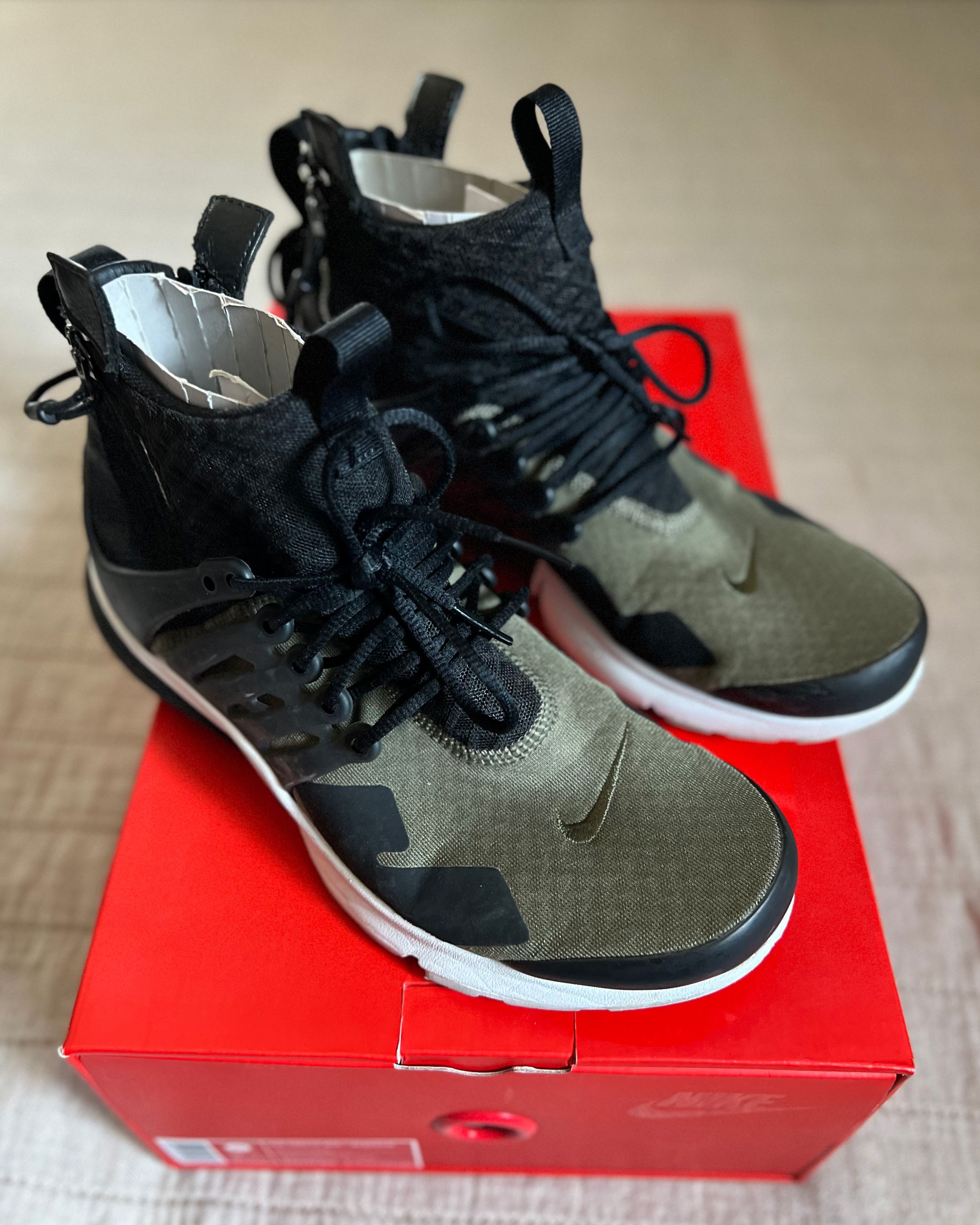 Acronym × Nike Acronym x Nike Presto "Olive" Size US 8.5 / EU 41-42 - 2 Thumbnail
