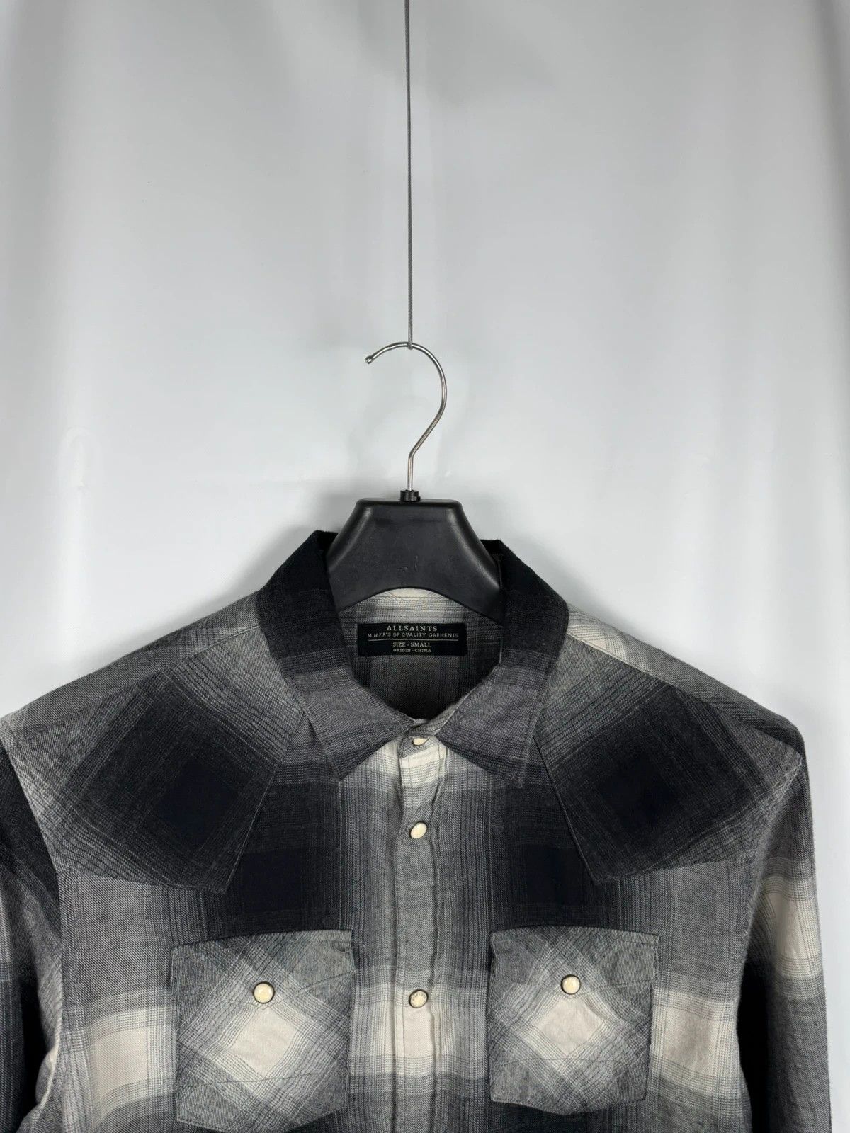Allsaints Allsaints Plaid Shirt Flannel Stumpville Cotton size S Size US S / EU 44-46 / 1 - 7 Thumbnail