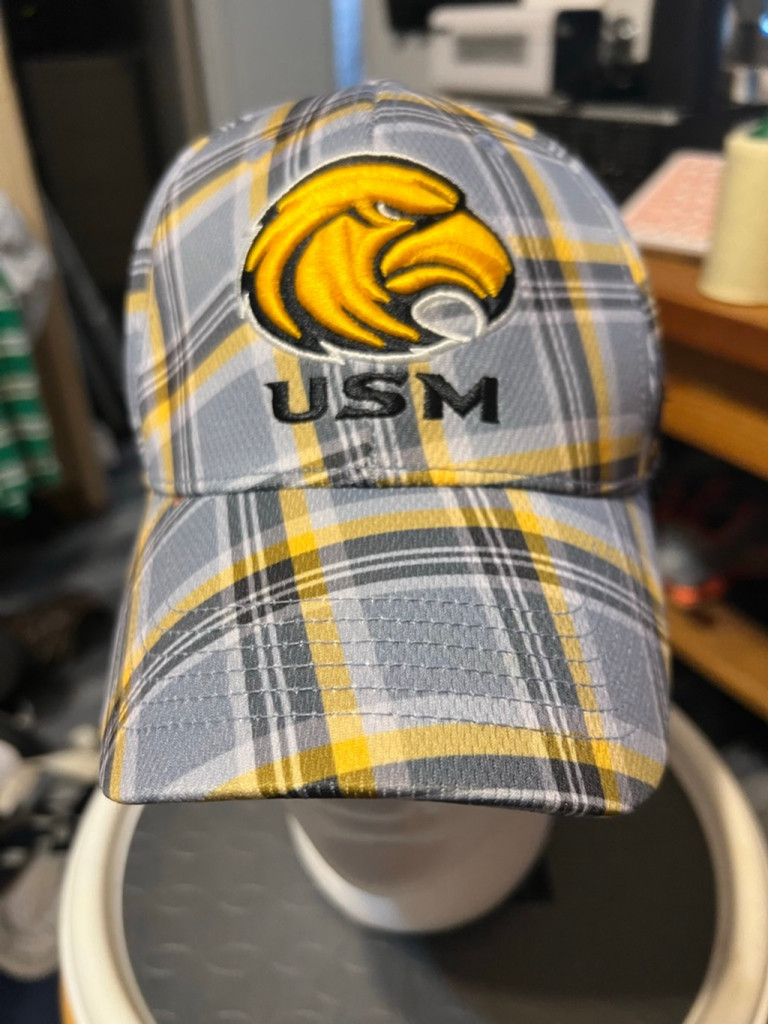 Russell Athletic Men's Russell USM Southern Miss Plaid Baseball Cap Size ONE SIZE - 2 Thumbnail