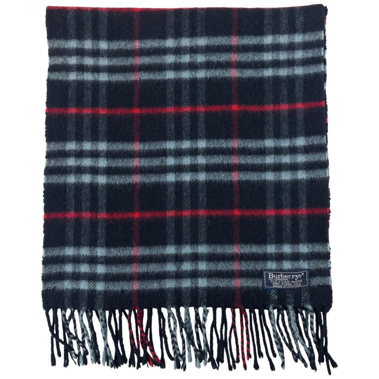 Burberry Vintage Burberry Cashmere Tassel Scarf Size ONE SIZE - 1 Thumbnail