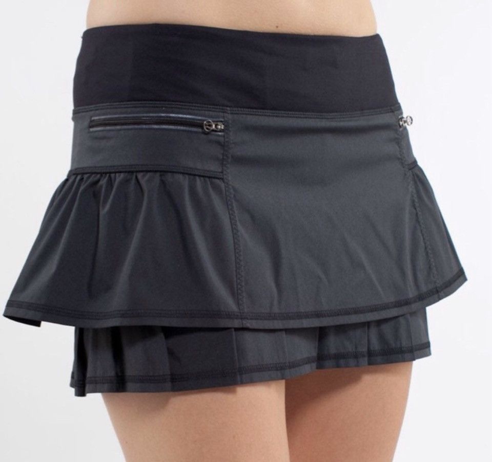 Lululemon Lululemon Rare Personal Run Your Heart Out Black skirt sz.8 Size 30" / US 8 / IT 44 - 3 Thumbnail