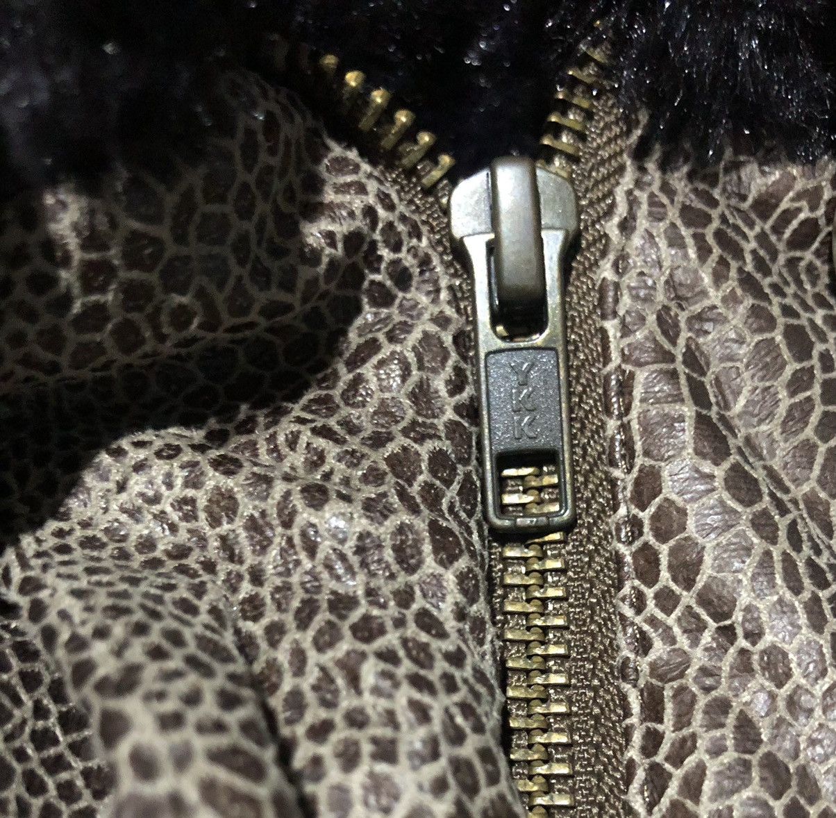 Other Vtg Snake Skin Arte Soie Fur Leather Jacket Size M / US 6-8 / IT 42-44 - 3 Thumbnail