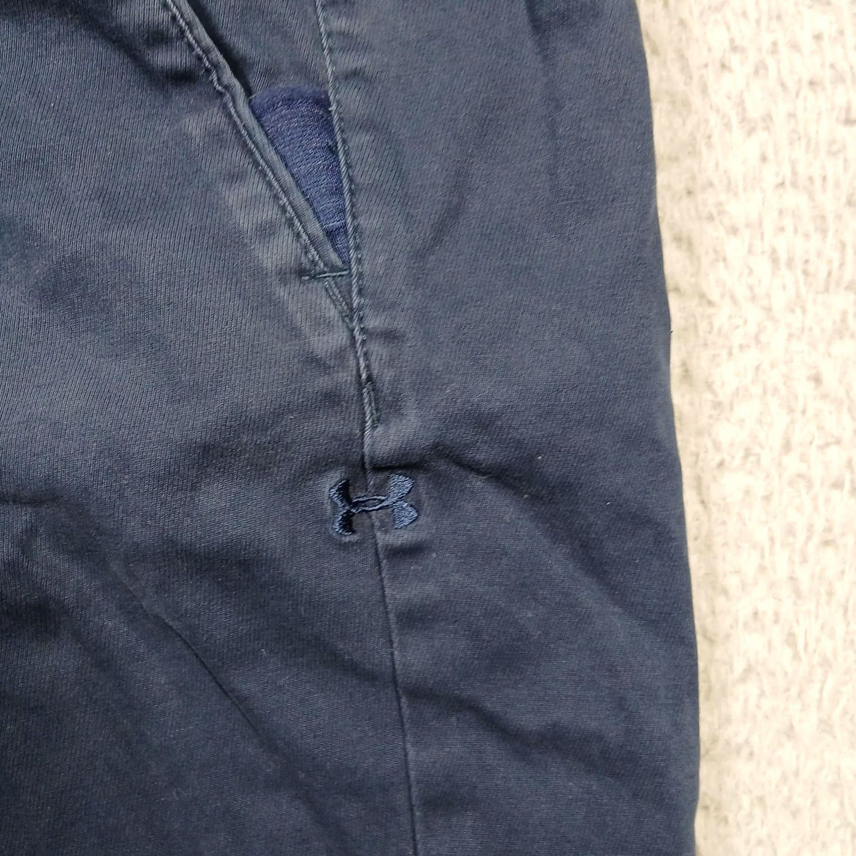 Under Armour Under Armour Shorts Mens 34 Navy Blue Chino Golf Stretch Performance Casual Shirt? Size US 34 / EU 50 - 3 Thumbnail