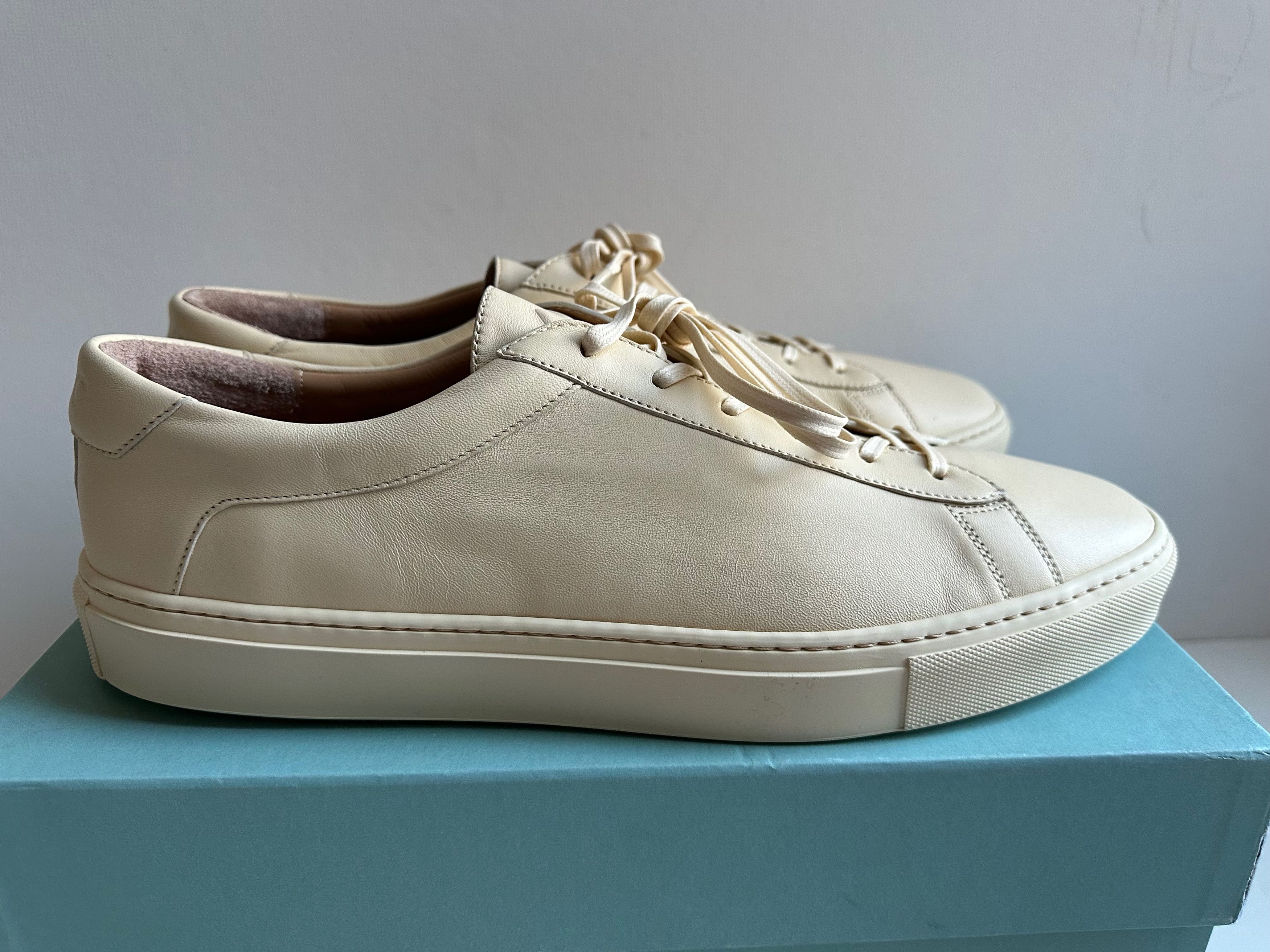 Koio Vintage Koio Capri Leather Sneakers - Vanilla - US14 (NIB) Size US 14 / EU 47 - 3 Thumbnail