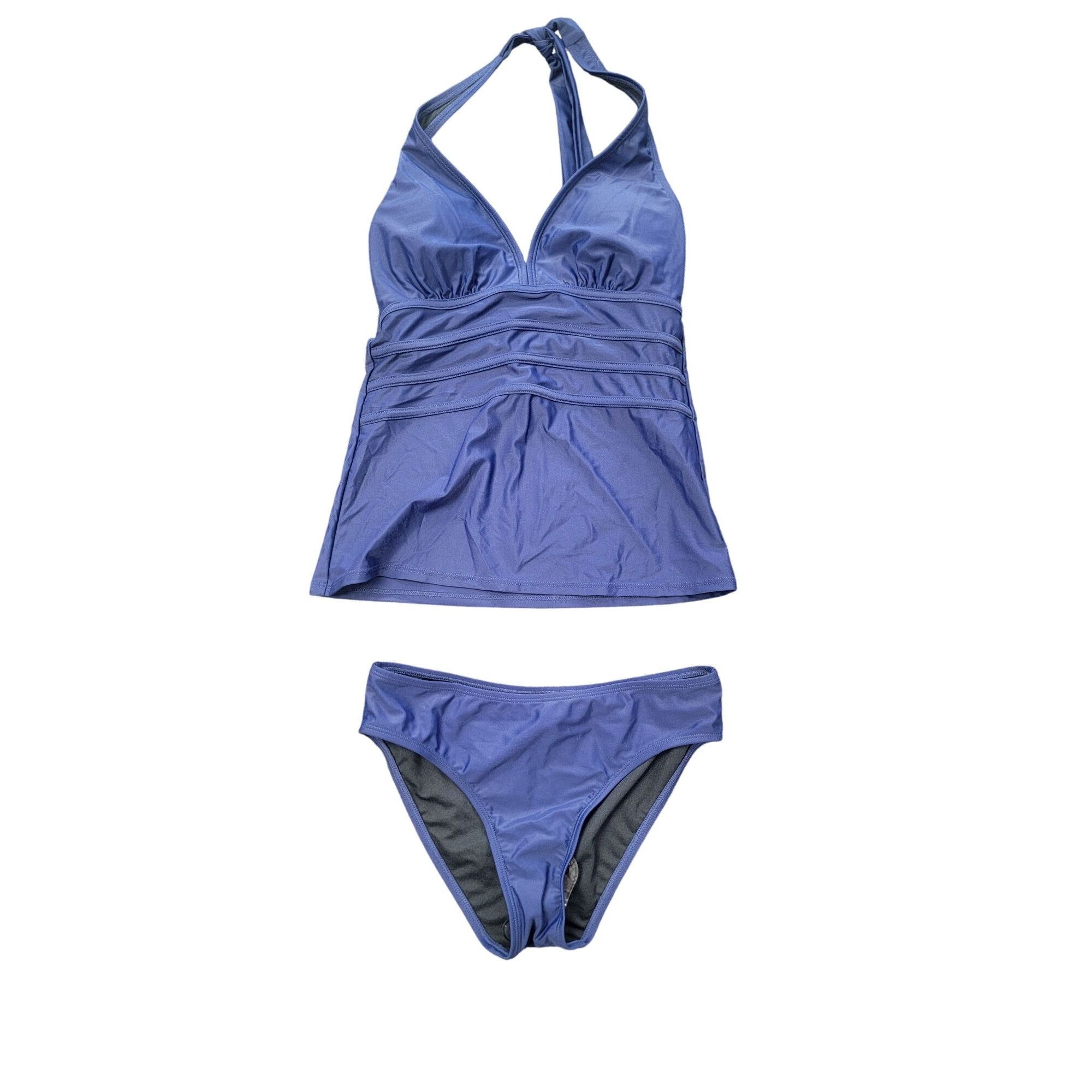 Other Two-Piece Halter Tankini Set In Blue Nylon & Spandex Blend Size S / US 4 / IT 40 - 1 Thumbnail
