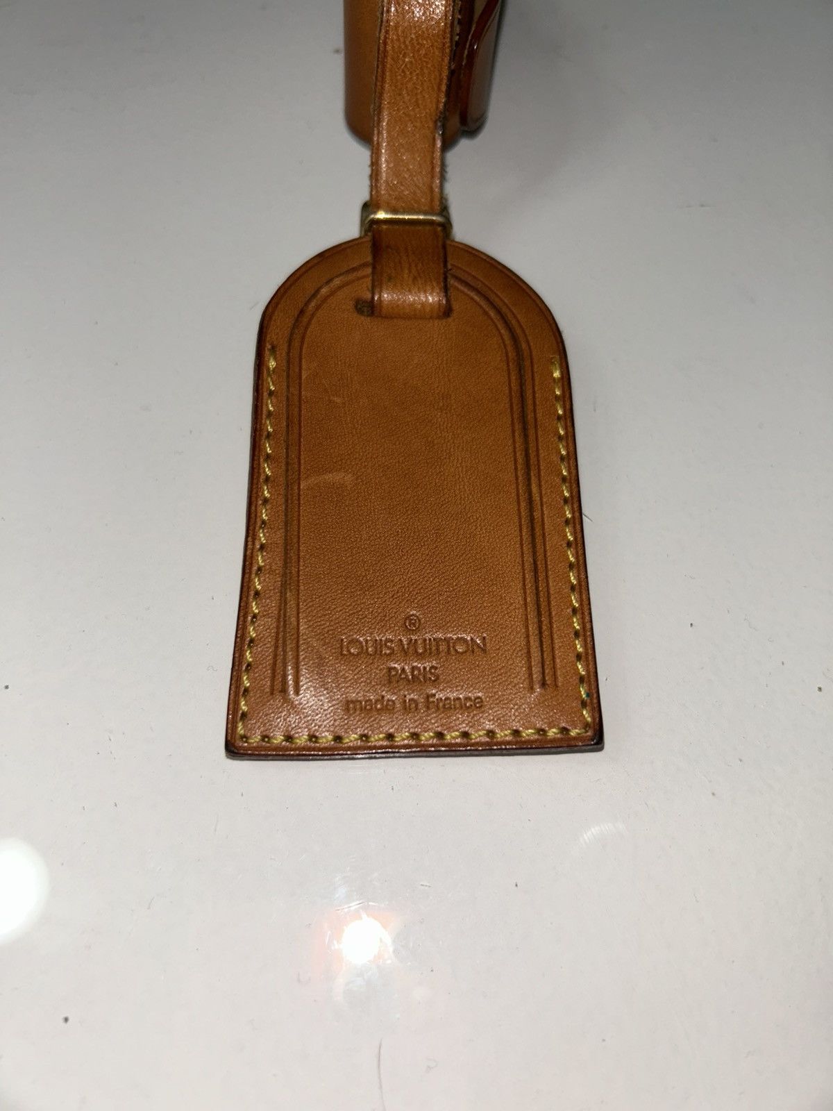 Louis Vuitton Louis Vuitton Vachetta Leather Luggage Tag Size ONE SIZE - 2 Thumbnail