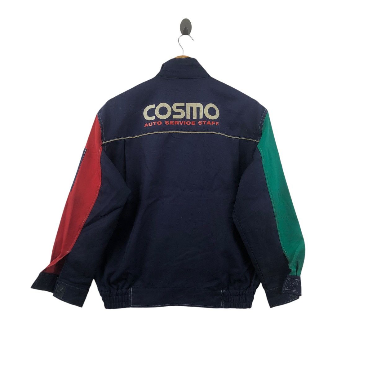 Vintage Retro Japan JDM Cosmo Auto Service Staff Jacket Racing Team Size US L / EU 52-54 / 3 - 4 Thumbnail