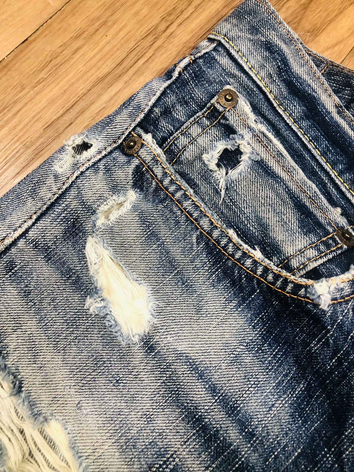 Edwin Edwin Distressed Jeans (21) Size US 32 / EU 48 - 13 Thumbnail