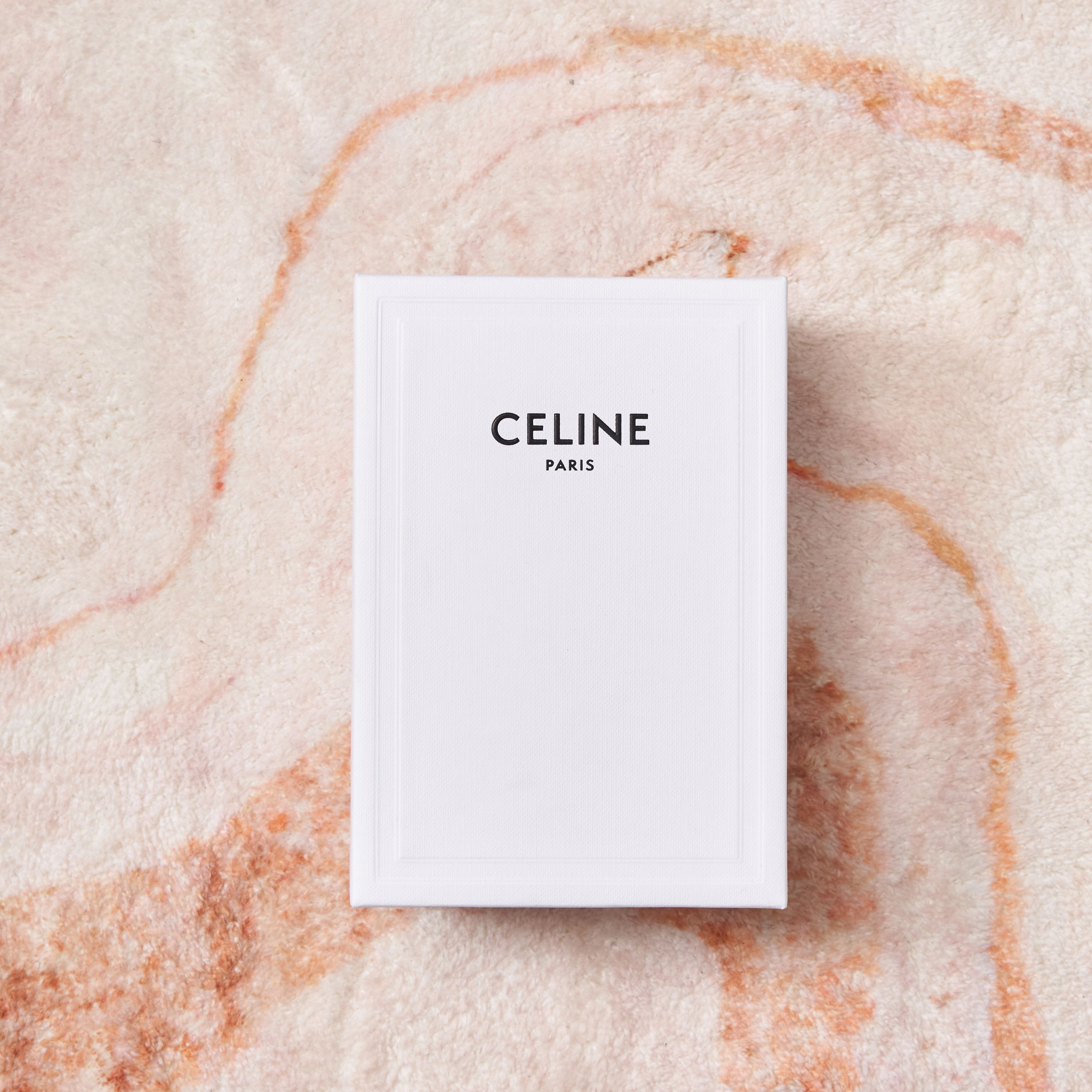 Celine CELINE Triomphe Compact Wallet In Triomphe Canvas TAN Size ONE SIZE - 5 Thumbnail