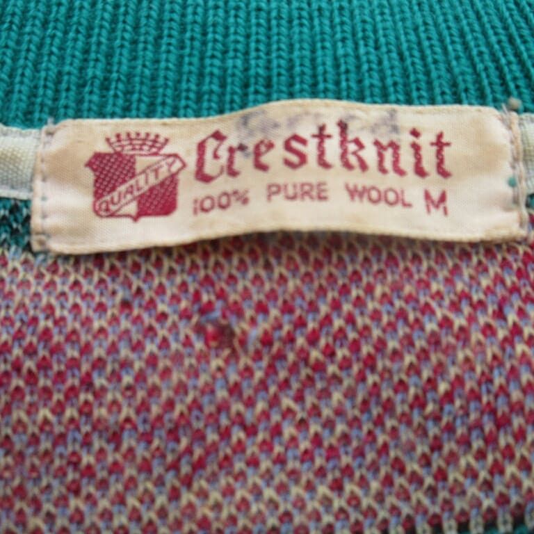 Vintage Vintage cresknit Knit Sweater Fair Isle Cresknit Size M Size US M / EU 48-50 / 2 - 3 Thumbnail