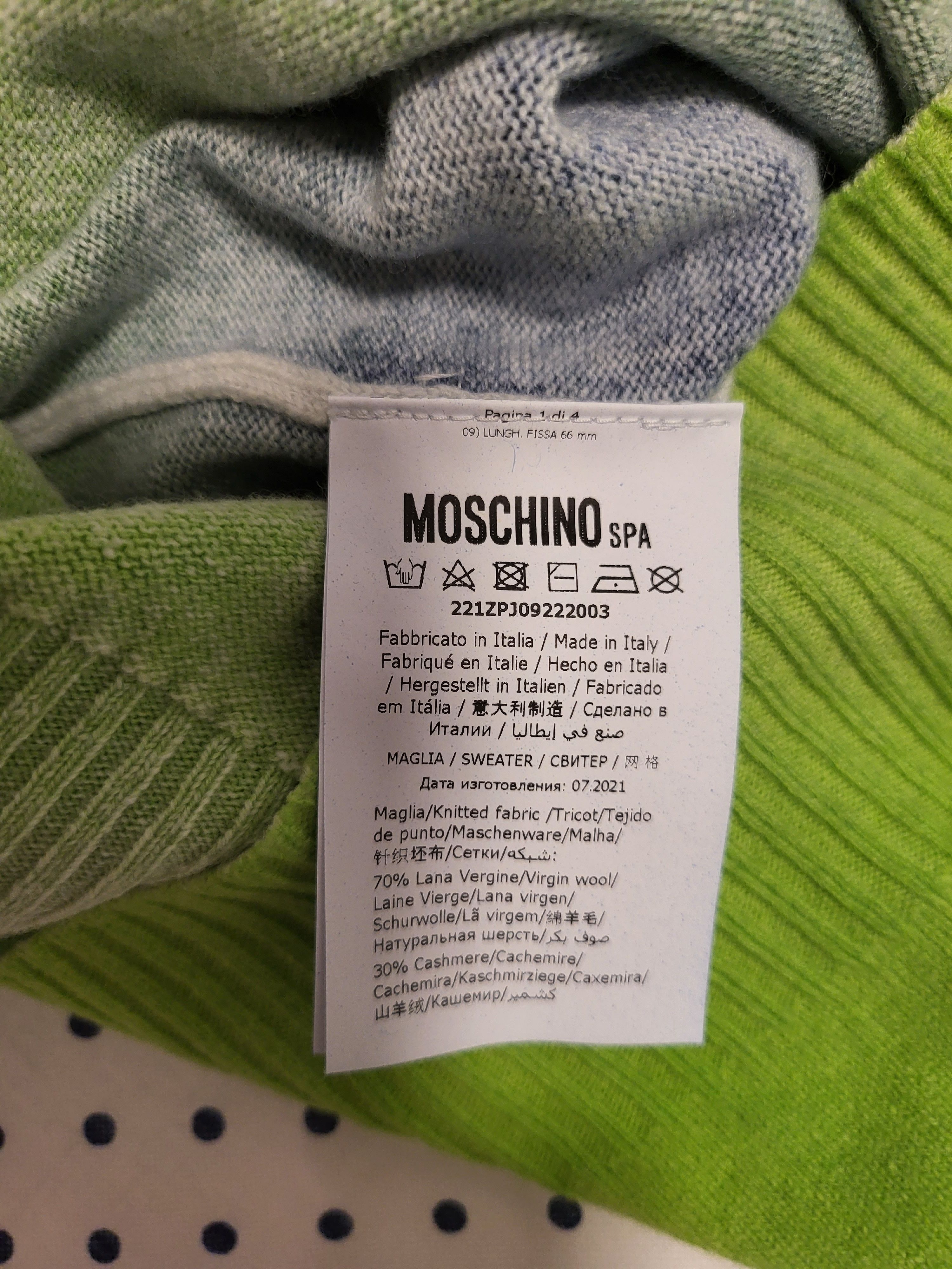 Moschino Dégradé Emoji Logo Sweater Size US M / EU 48-50 / 2 - 7 Thumbnail