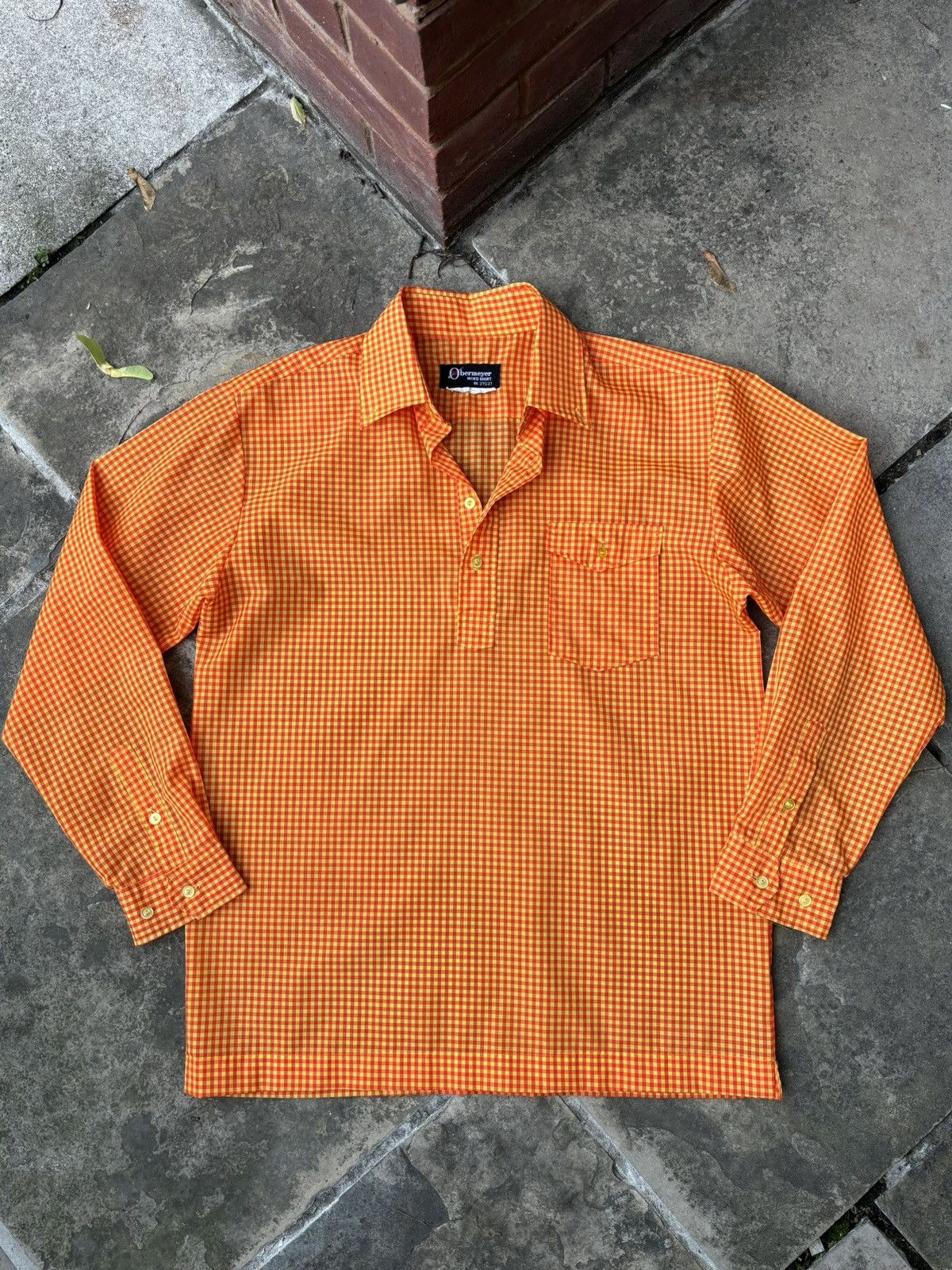 Japanese Brand × Obermeyer × Vintage 1970s Obermeyer Wind Shirt Vintage Anorak Nylon Japan Gorp Size US S / EU 44-46 / 1 - 9 Thumbnail
