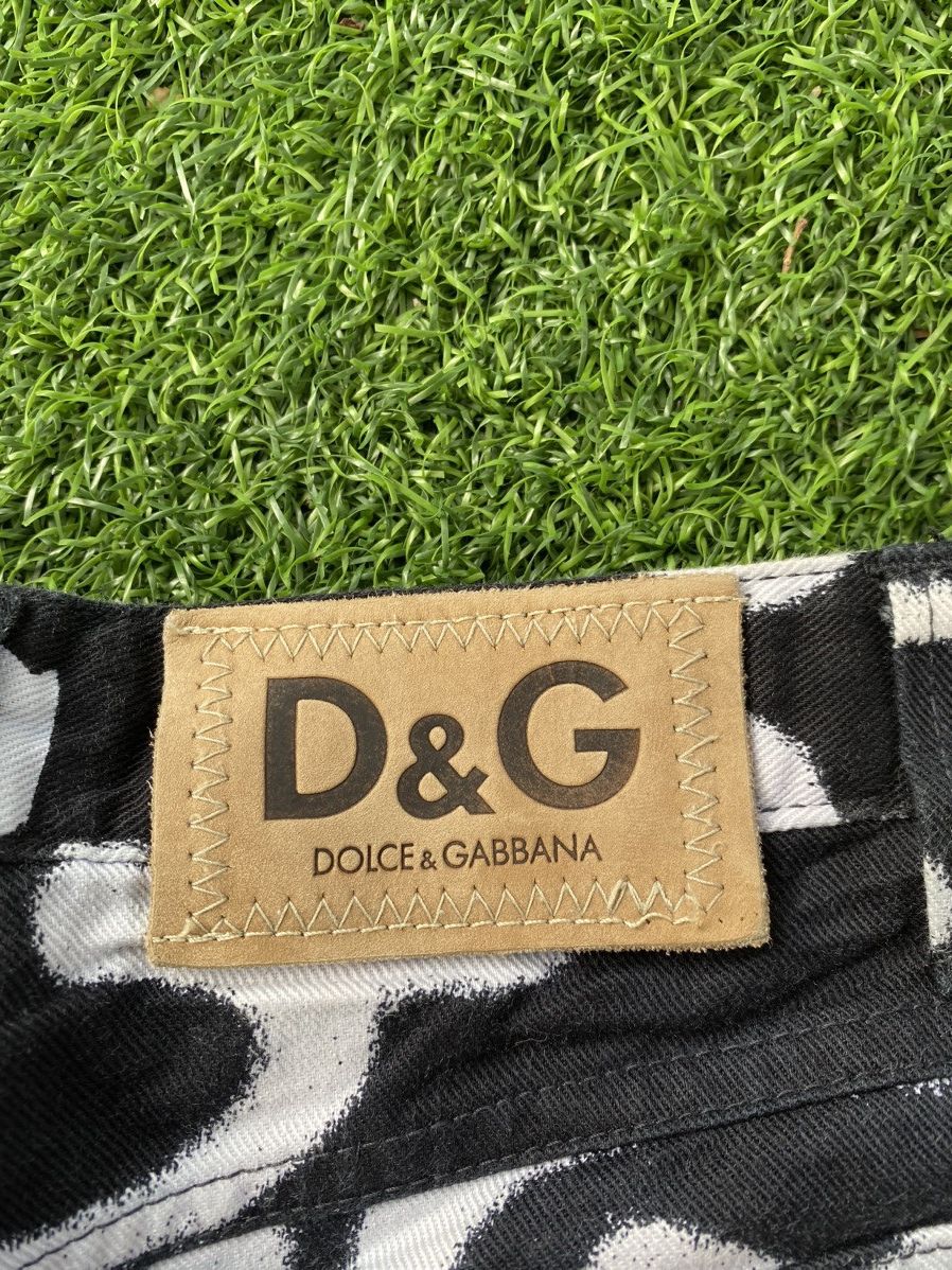 Dolce & Gabbana DOLCE & GABBANA BOOT CUT JEANS ALL OVER LOGO PRINT Size 27" / US 4 / IT 40 - 6 Thumbnail
