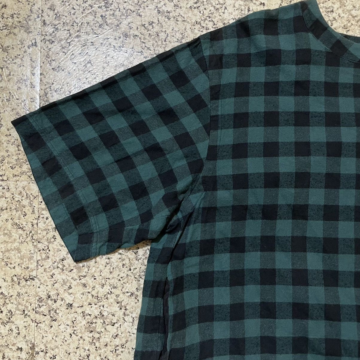 Sacai Sacai SS17 Buffalo Check Plaid Shirt w/ Shoulder Zipper RARE Size US L / EU 52-54 / 3 - 2 Thumbnail
