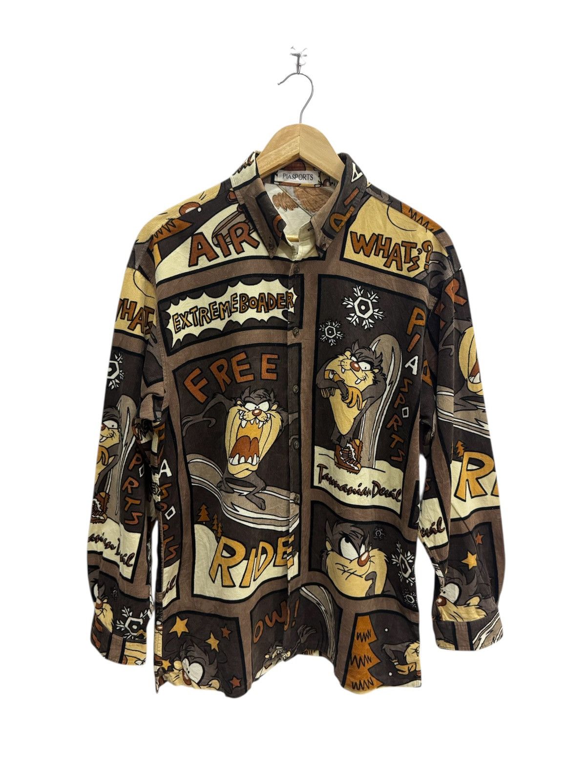 Japanese Brand Vintage Pia Sports x Tazmania Codroy Shirt OVP Size US L / EU 52-54 / 3 - 1 Thumbnail