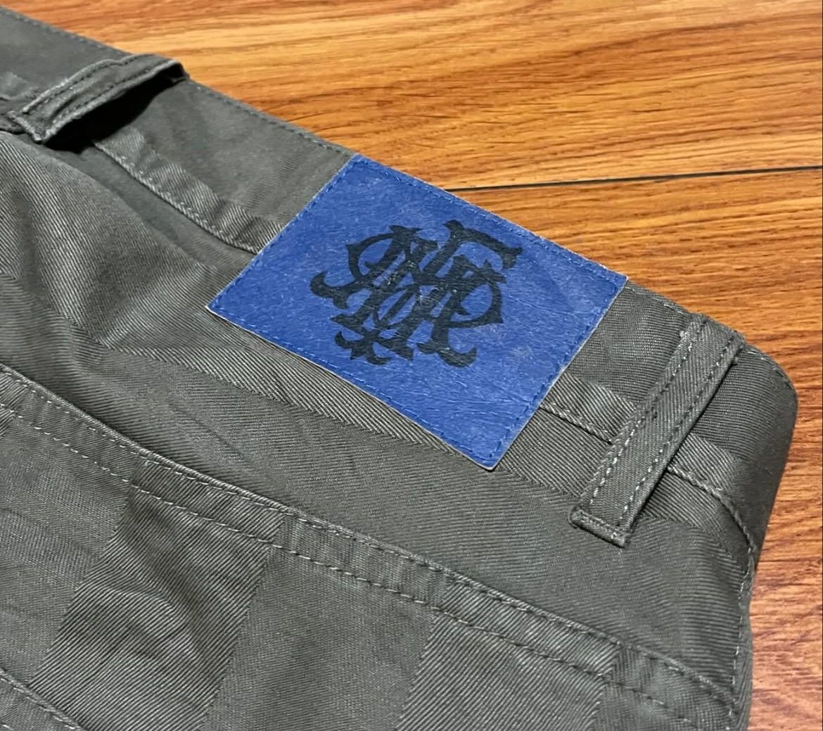 PPFM 2000s PPFM Tactical Striped Canvas Bondage Cargo Pants y2k Size US 30 / EU 46 - 5 Thumbnail