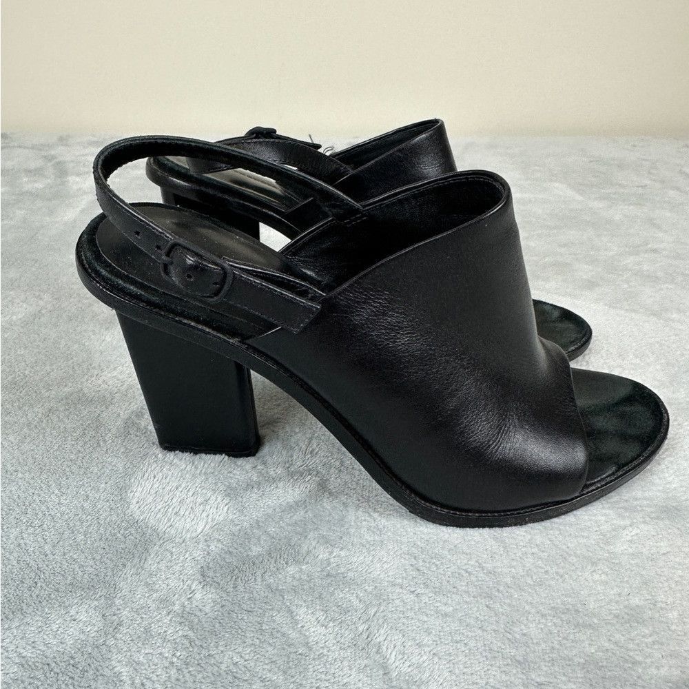 Alexander Wang Alexander Wang Black Leather Heels Women's Size 8 US/38 EU Size US 8 / IT 38 - 5 Thumbnail