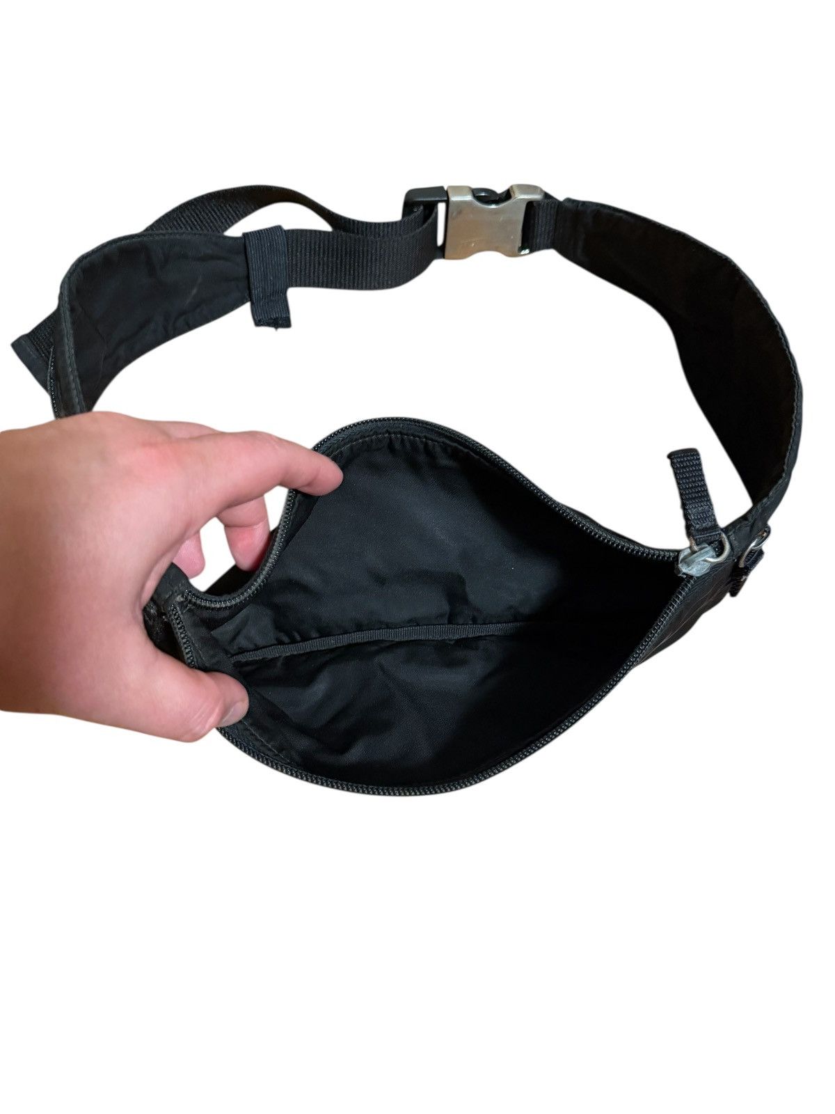 Prada 🔥Vintage Prada Nylon Bumbag/Rare Prada Nylon Belt Fannypack Size ONE SIZE - 16 Thumbnail