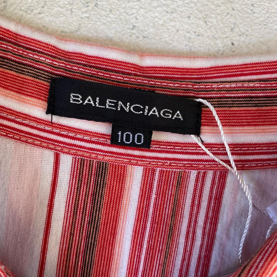 Balenciaga Rare balenciaga shirt striped multicolor Size US M / EU 48-50 / 2 - 2 Thumbnail