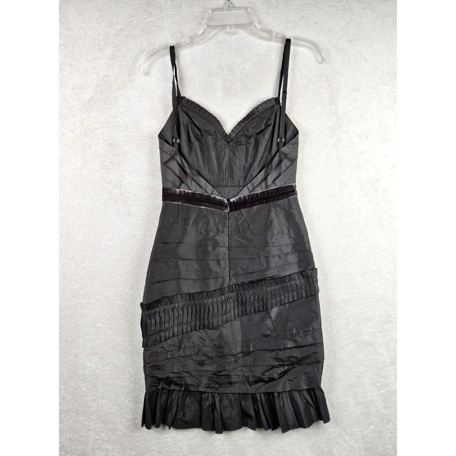 Bcbgmaxazria BCBGMAXAZRIA Dress Women Silk Brown Size 0 Cocktail Short 100% Silk Vintage? No 0 Womens Brown Silk Dress Size XS / US 0-2 / IT 36-38 - 3 Thumbnail