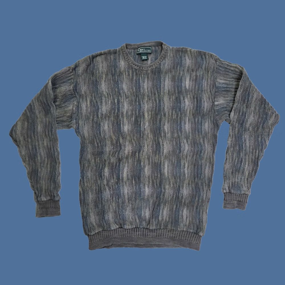 Croft & Barrow VINTAGE Croft & Barrow Sweater Brown Blue Size Large Tall Mens Size US L / EU 52-54 / 3 - 1 Thumbnail