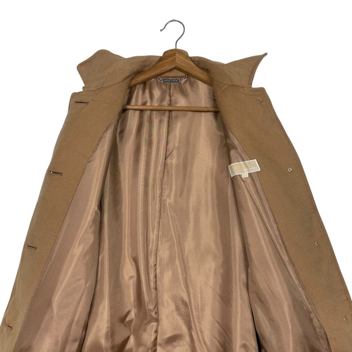 Michael Kors Michael Kors Brown Wool Trenchcoat Size M / US 6-8 / IT 42-44 - 13 Thumbnail