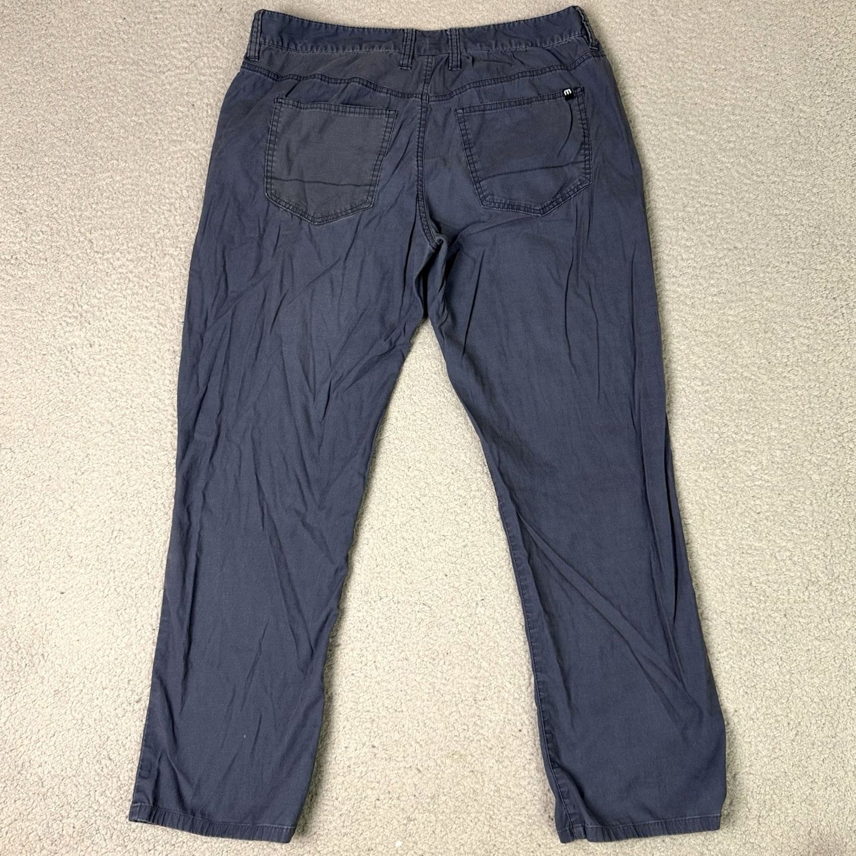 TravisMathew Travis Mathew Jeans Men 34x32 Navy Blue Tencel Stretch Classic Pattern: Solid Size US 34 / EU 50 - 6 Thumbnail