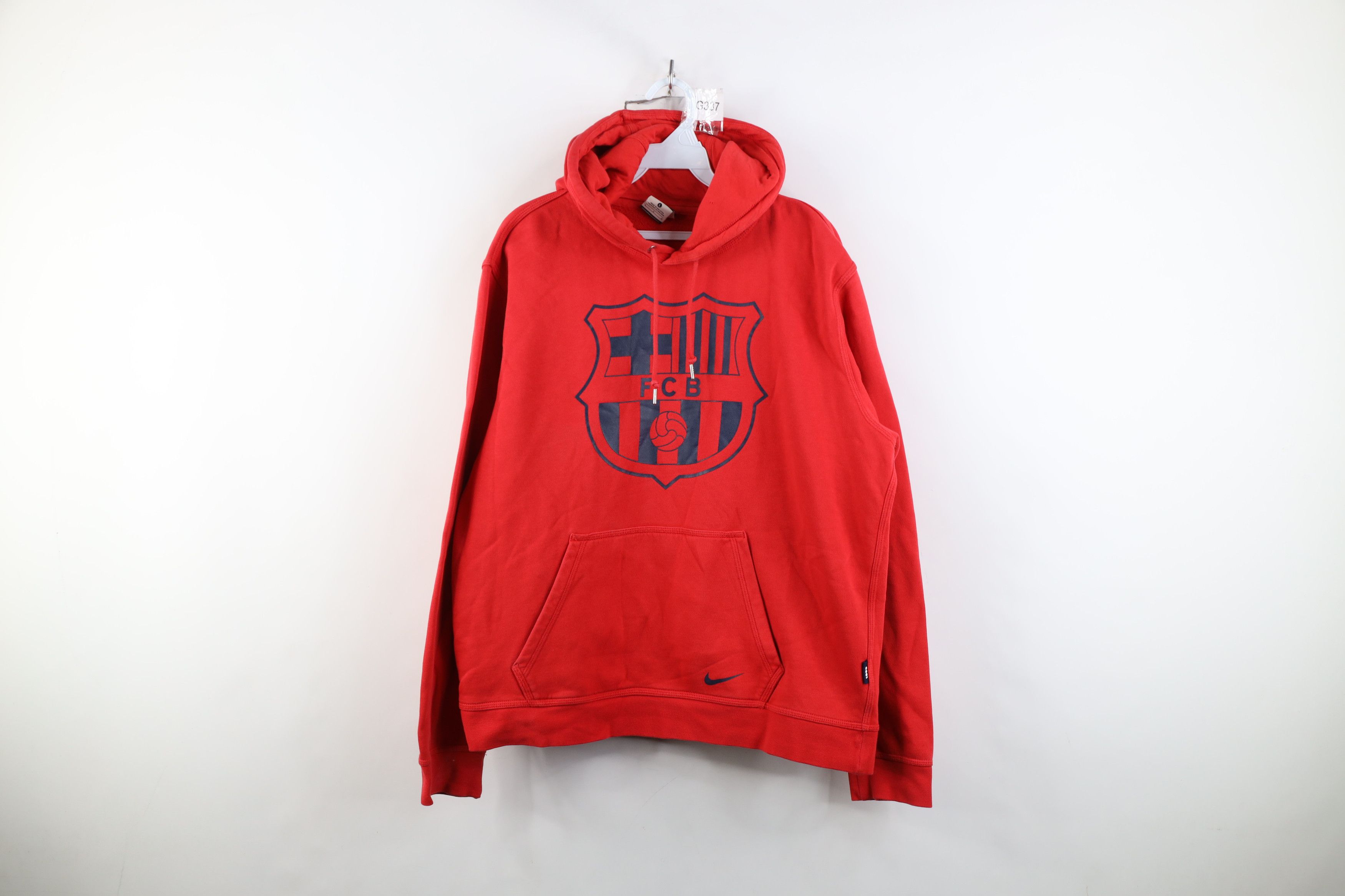 Nike Vintage Y2K Nike Crest FC Barcelona Soccer Football Hoodie Size US L / EU 52-54 / 3 - 1 Thumbnail