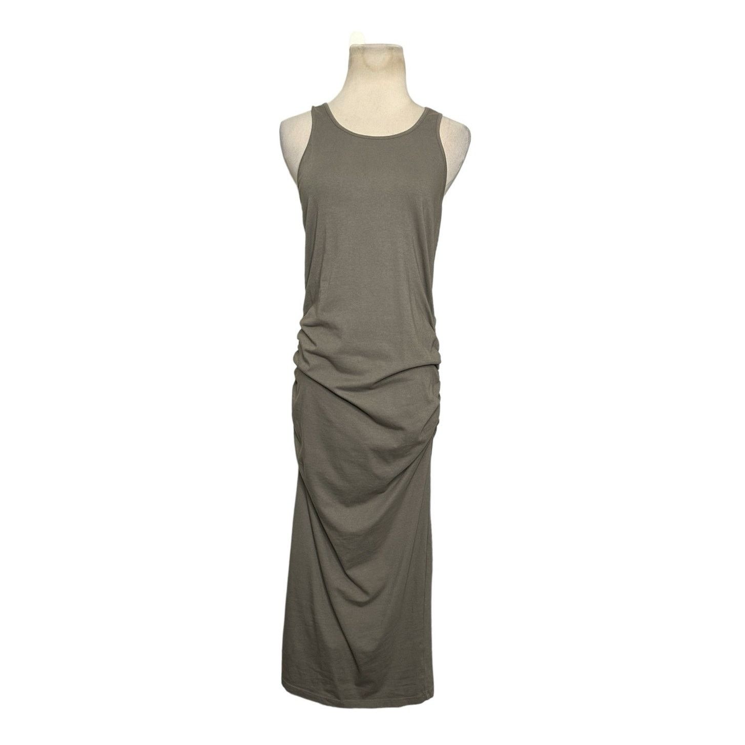 Michael Stars Michael Stars olive bodycon midi halter dress size Large Size L / US 10 / IT 46 - 1 Thumbnail