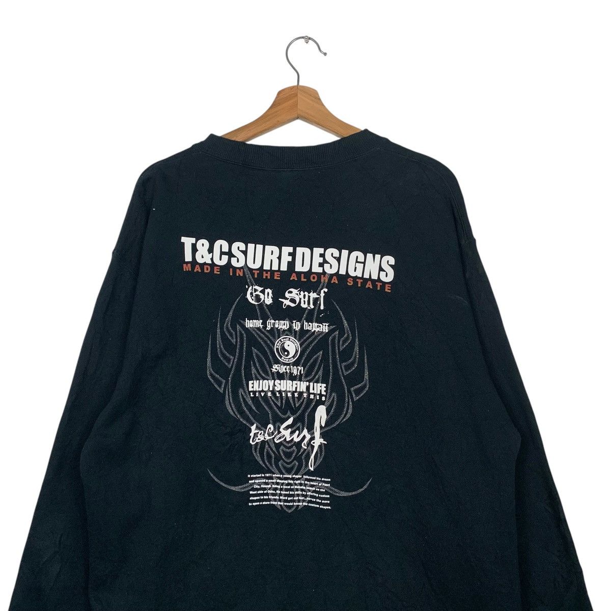 Japanese Brand T&C Surf Design Crewneck Sweatshirt Size US XL / EU 56 / 4 - 8 Thumbnail