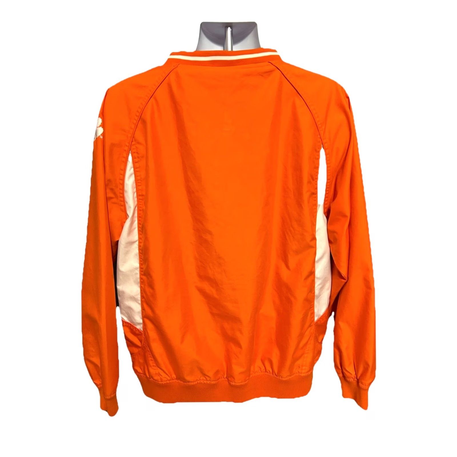 Vintage VTG Clemson Tigers Pullover Windbreaker Adult Medium Orange Red Oak Sportswear Size US M / EU 48-50 / 2 - 2 Thumbnail