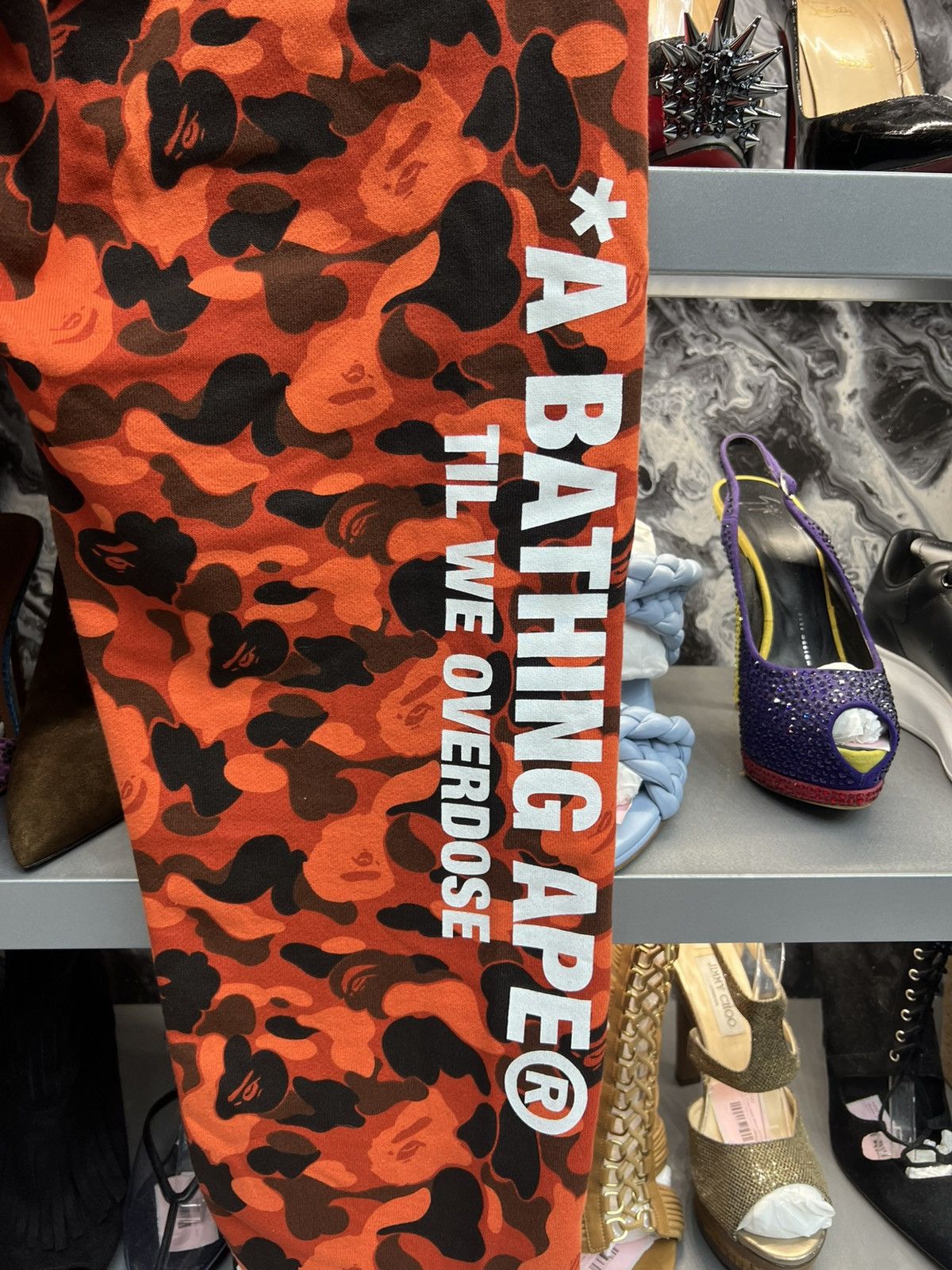 Bape Bape x The Weeknd XO Camo Shark Slim Sweatpants Size US 36 / EU 52 - 7 Thumbnail